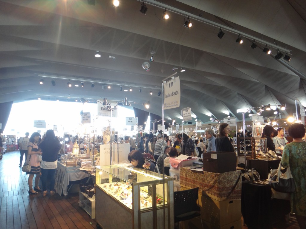 ビーズ展　様子